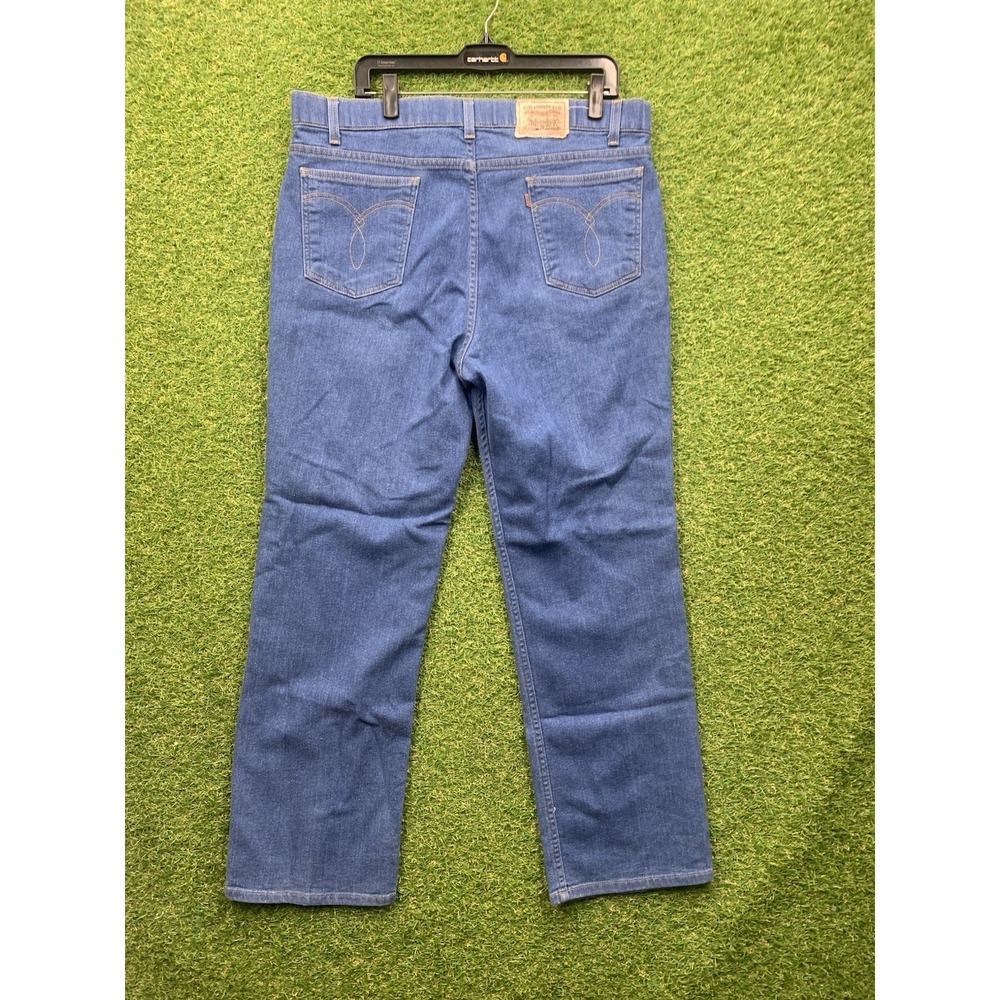 Vintage Levis 977 Jeans Mens 40x30 Straight Leg Gold Tab Workwear 90s Casual